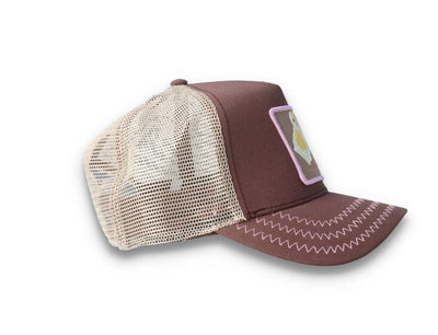 Goorin Trucker Cap Chicky Boom Brown
