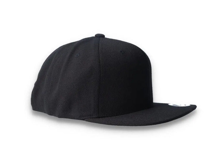 Black/Black Snapback Cap - Yupoong 6089M - LOKK