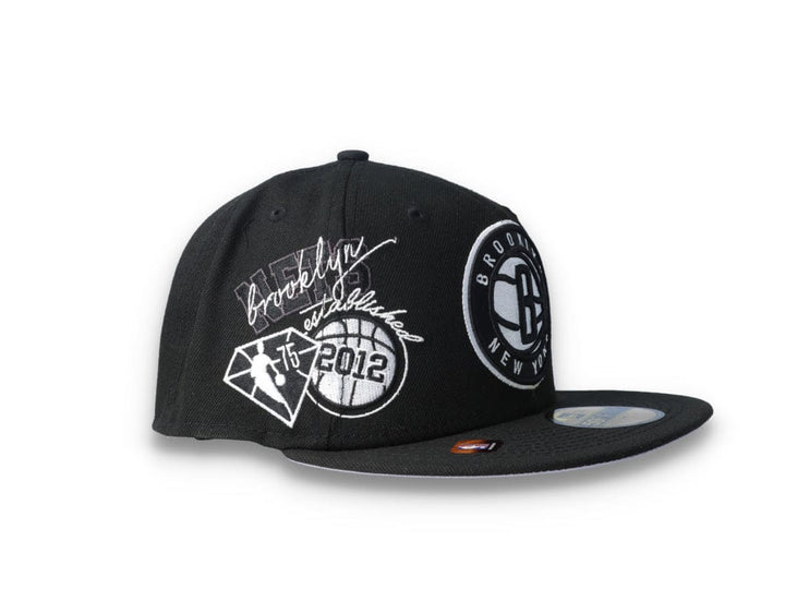 59FIFTY Brooklyn Nets NBA Back Half - LOKK