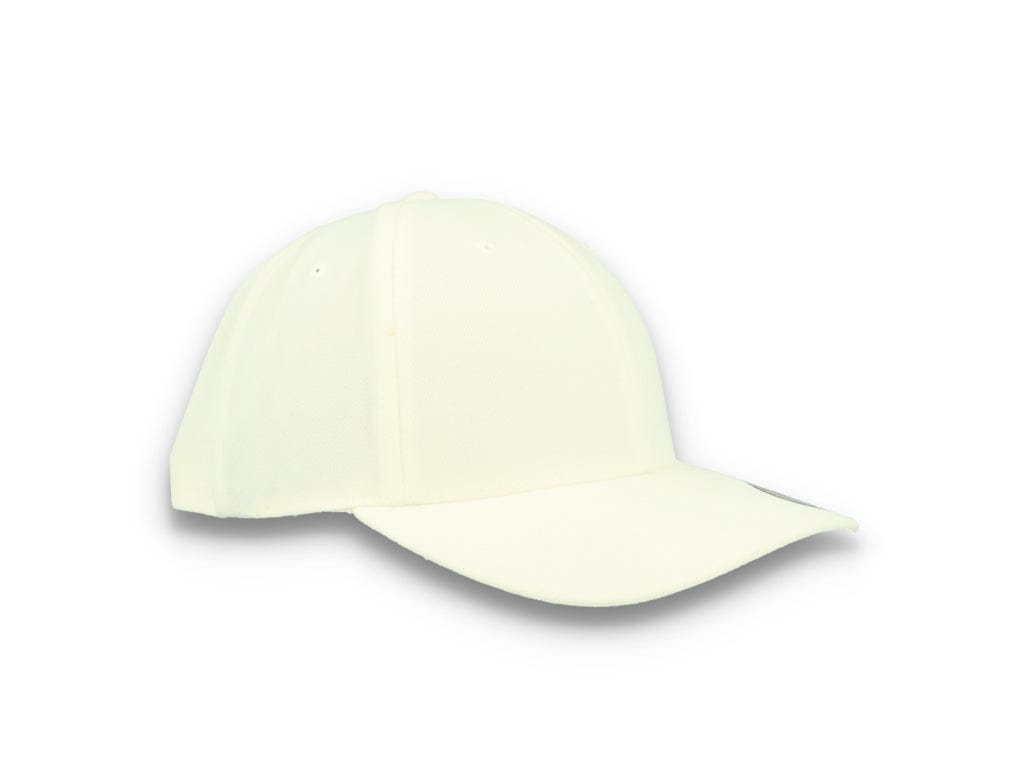 Premium Curved Visor Cap Snapback White - Yupoong 6789M - LOKK