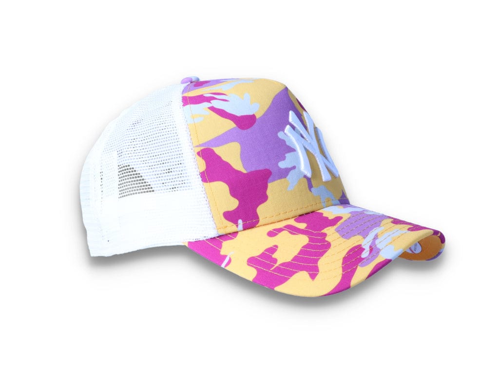 Trucker Cap Camo Pack NY Yankees Pink/Purple/Orange - LOKK