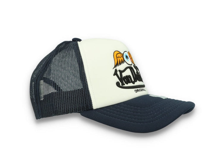 Von Dutch Trucker Cap Baker White/Navy - LOKK
