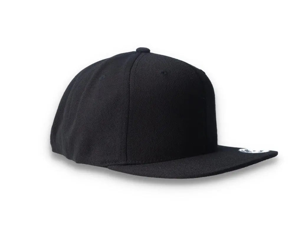 Black/Black Snapback Cap - Yupoong 6089M - LOKK