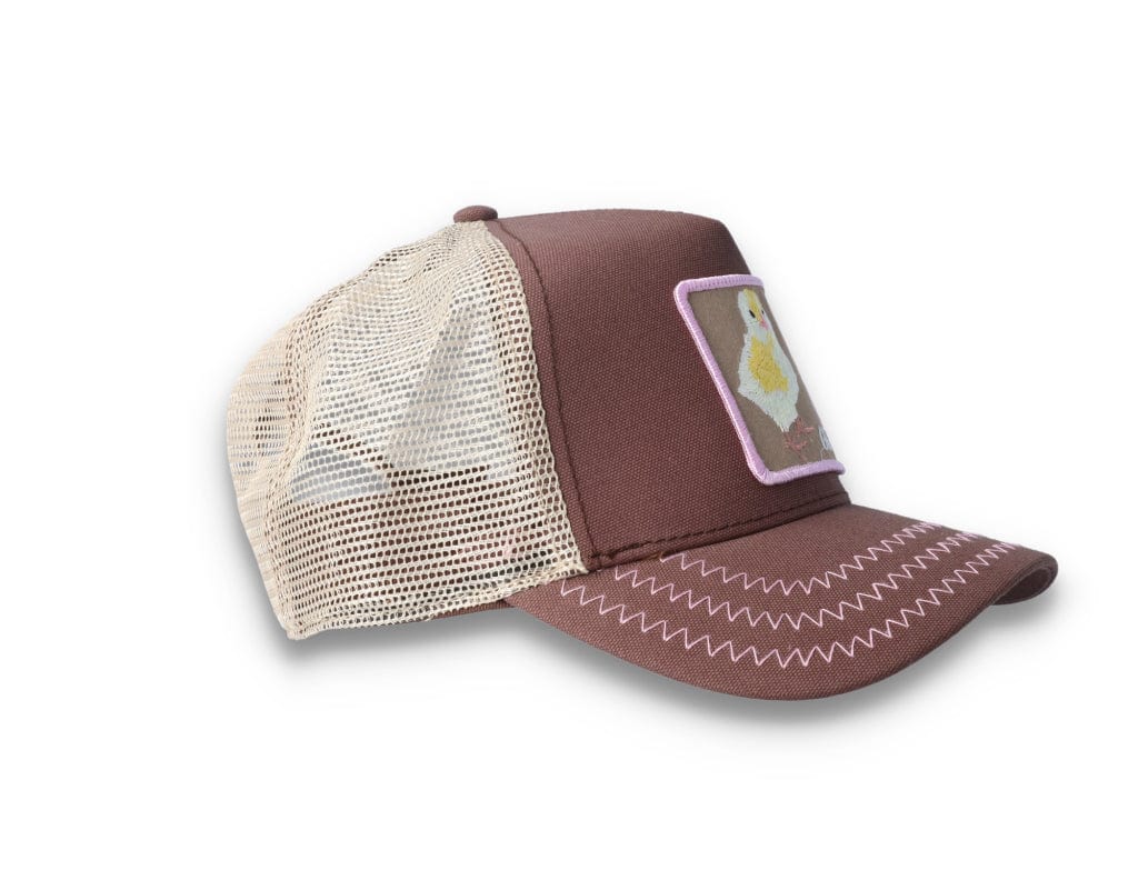 Goorin Trucker Cap Chicky Boom Brown