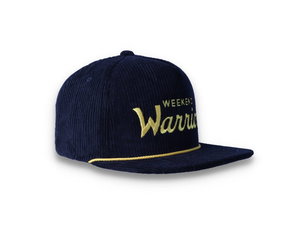 Snapback Cap Black Weekend Warrior Corduroy - LOKK