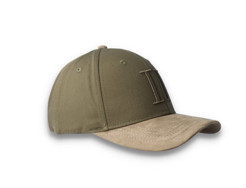 Baseball Cap Suede II Olive Night/Turtle Green - LOKK