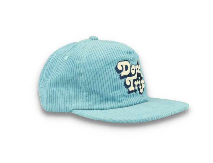 Free & Easy Don't Trip Fat Corduroy Snapback Cap Blue - LOKK