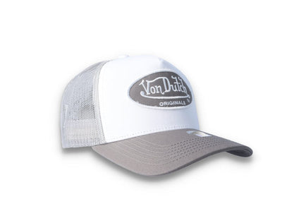 Von Dutch Trucker Cap Boston Cotton Twill White/Grey