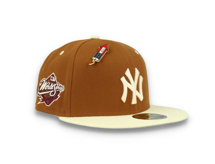 59FIFTY MLB World Series Trail Mix New York Yankees Rust/White - LOKK