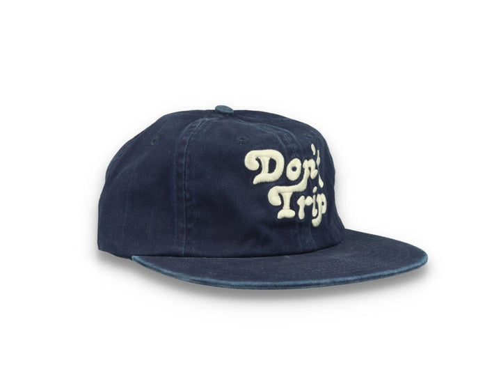 Free & Easy Don't Trip Strapback Hat Washed Navy - LOKK