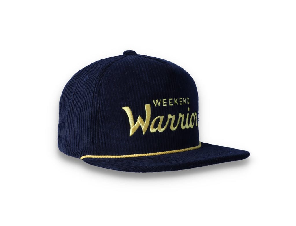 Snapback Cap Black Weekend Warrior Corduroy - LOKK
