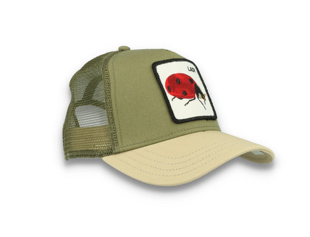 Goorin Trucker Cap The Lady Bug Olive Green - LOKK
