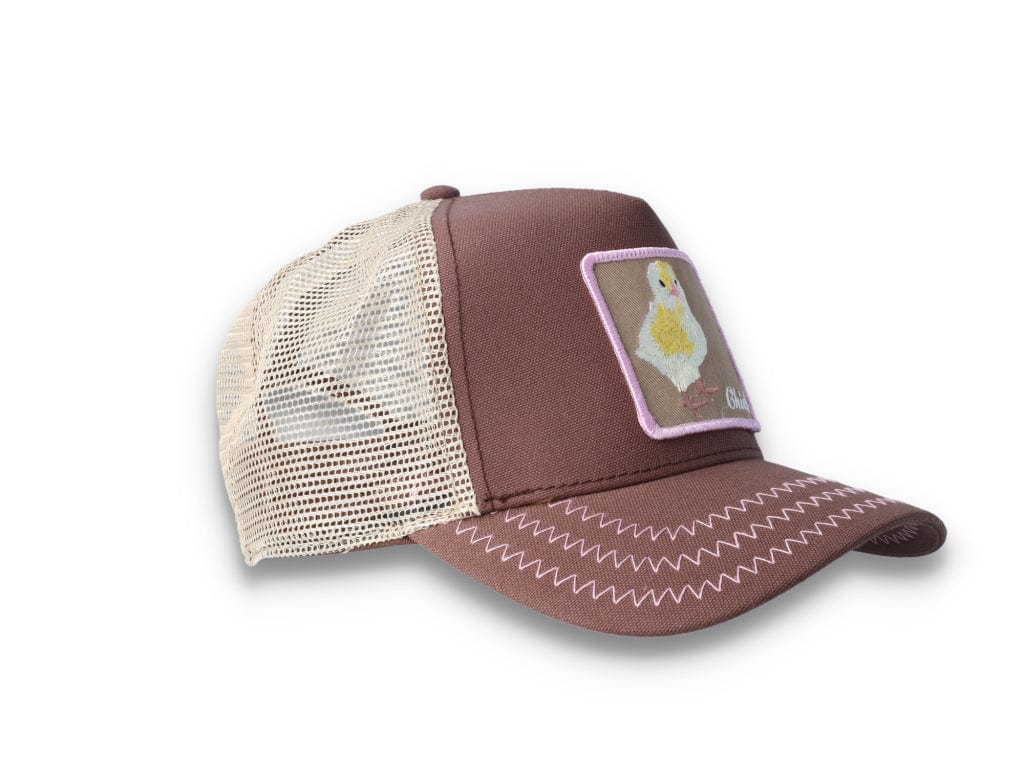 Goorin Trucker Cap Chicky Boom Brown - LOKK