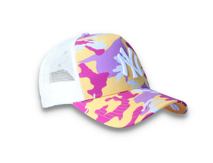 Trucker Cap Camo Pack NY Yankees Pink/Purple/Orange - LOKK