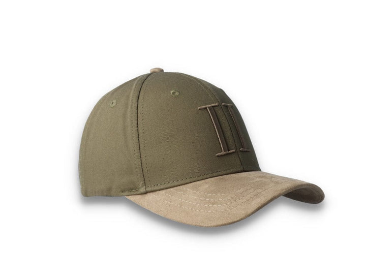 Baseball Cap Suede II Olive Night/Turtle Green - LOKK