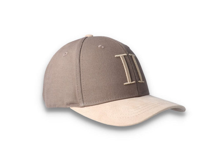 Baseball Cap Suede II Caribou Brown/Oyster Grey - LOKK