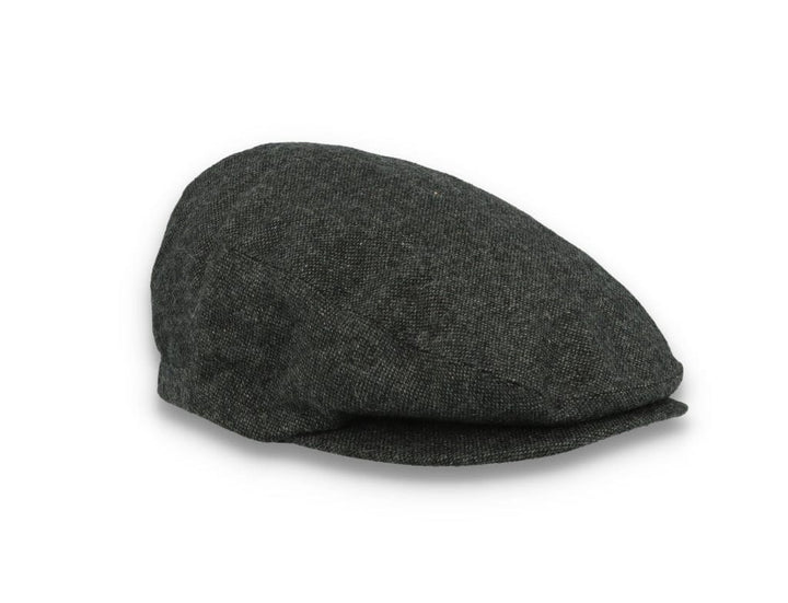 Barbour Barlow Flat Cap Dark Grey - LOKK