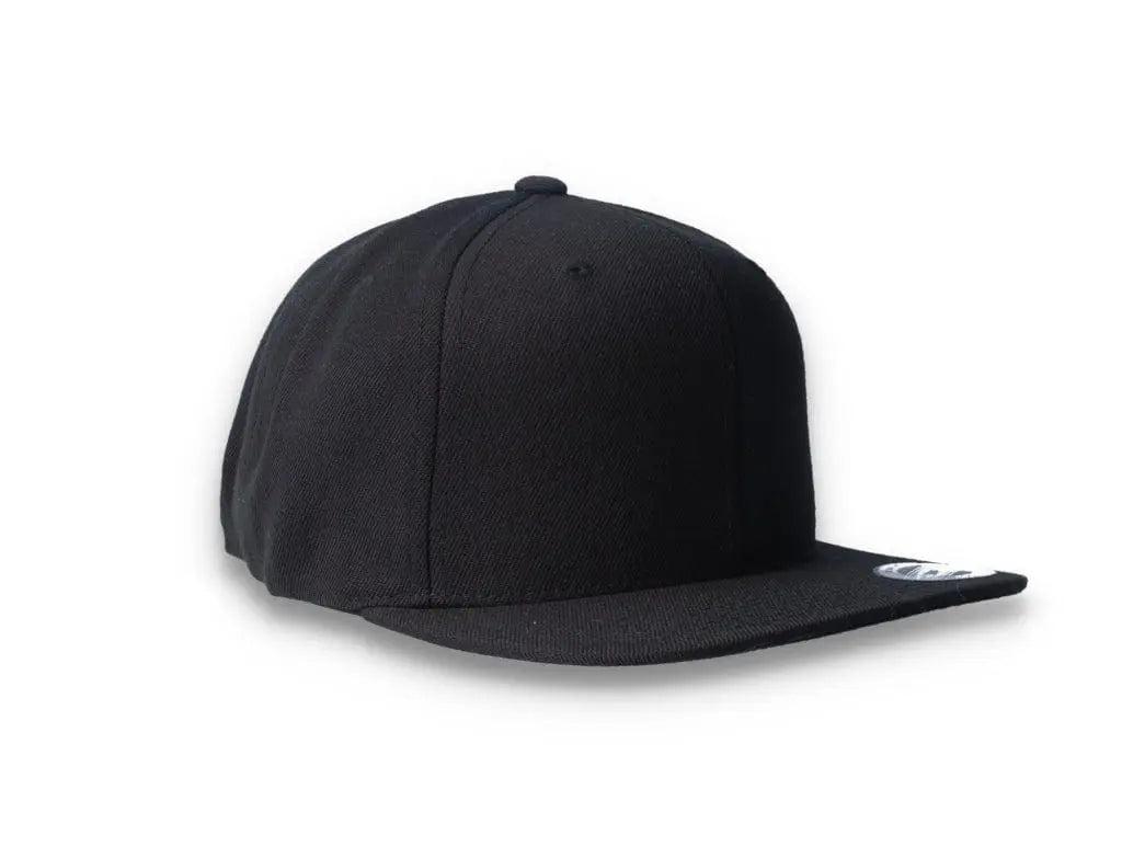 Black/Black Snapback Cap - Yupoong 6089M - LOKK
