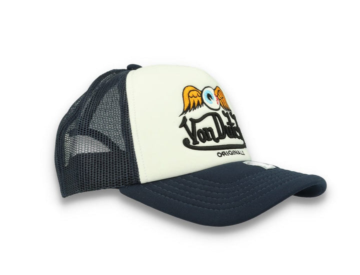 Von Dutch Trucker Cap Baker White/Navy - LOKK