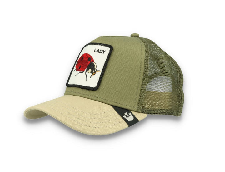 Goorin Trucker Cap The Lady Bug Olive Green - LOKK