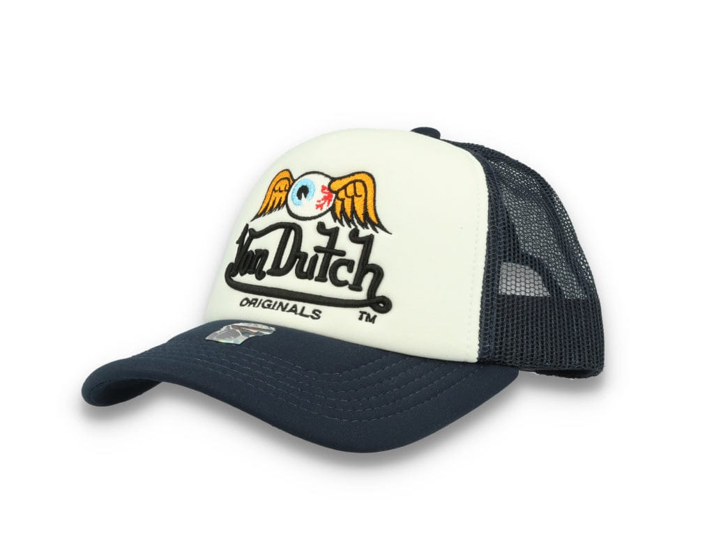 Von Dutch Trucker Cap Baker White/Navy - LOKK