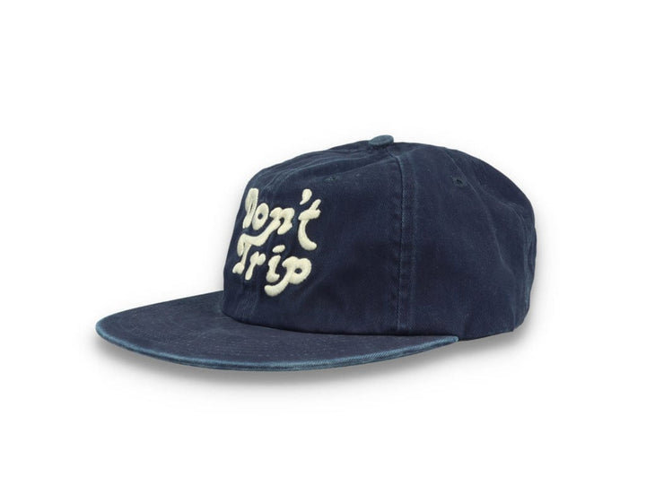 Free & Easy Don't Trip Strapback Hat Washed Navy - LOKK