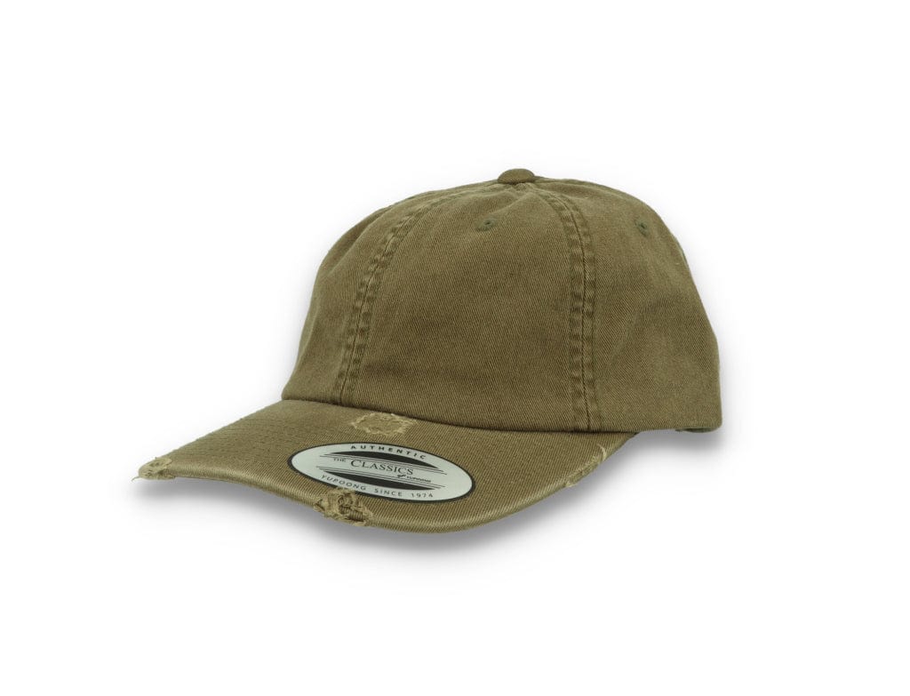 Low Profile Destroyed Cap Buck Green 6245DC - LOKK