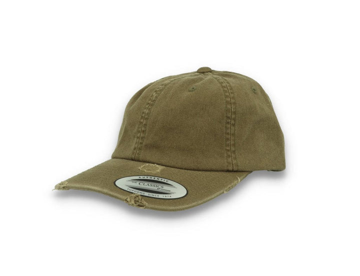 Low Profile Destroyed Cap Buck Green 6245DC - LOKK