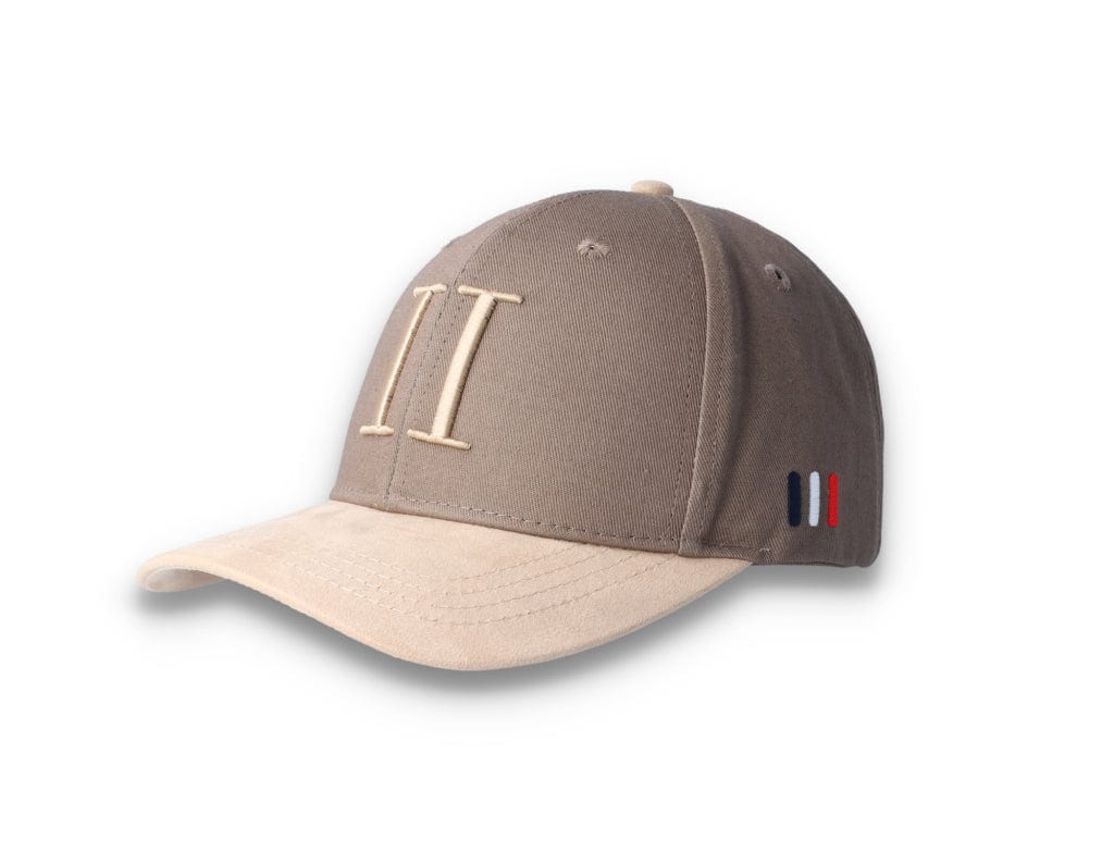 Baseball Cap Suede II Caribou Brown/Oyster Grey - LOKK