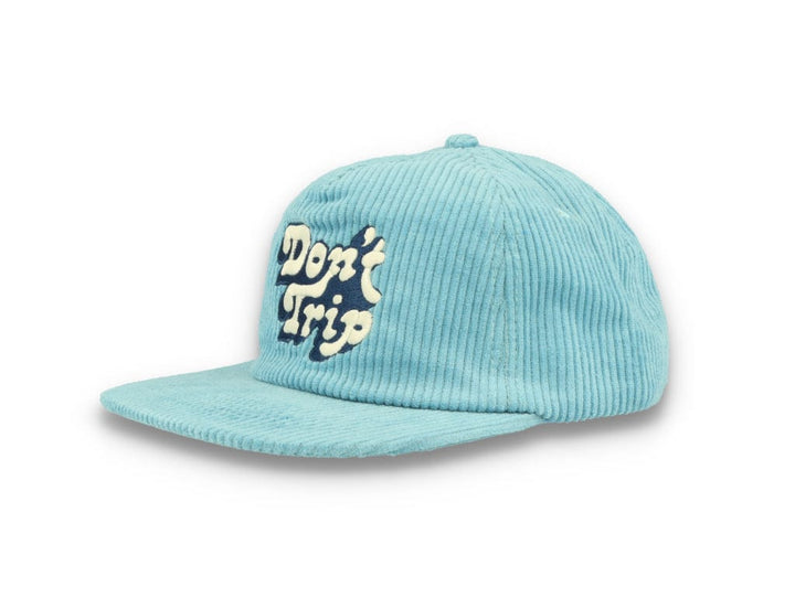 Free & Easy Don't Trip Fat Corduroy Snapback Cap Blue - LOKK