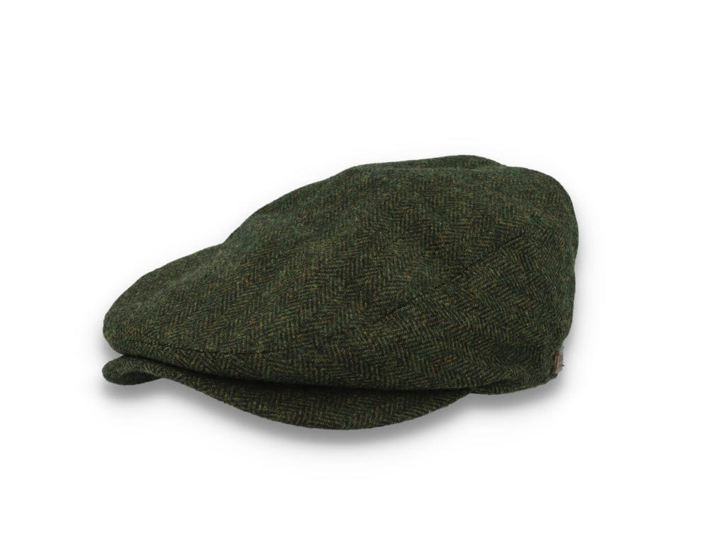 Barbour Barlow Flat Cap Olive - LOKK