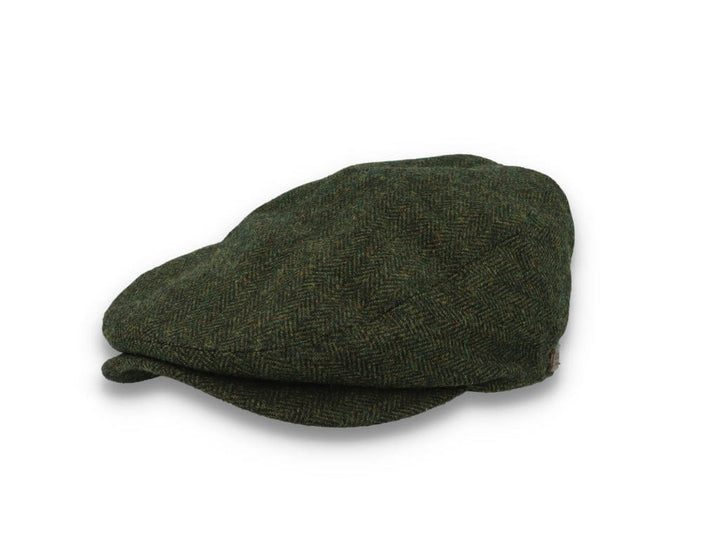 Barbour Barlow Flat Cap Olive - LOKK