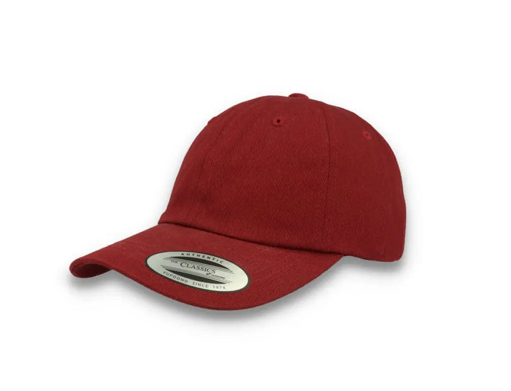Maroon Dad Cap Low Profile Cotton Twill - Yupoong 6245CM - LOKK