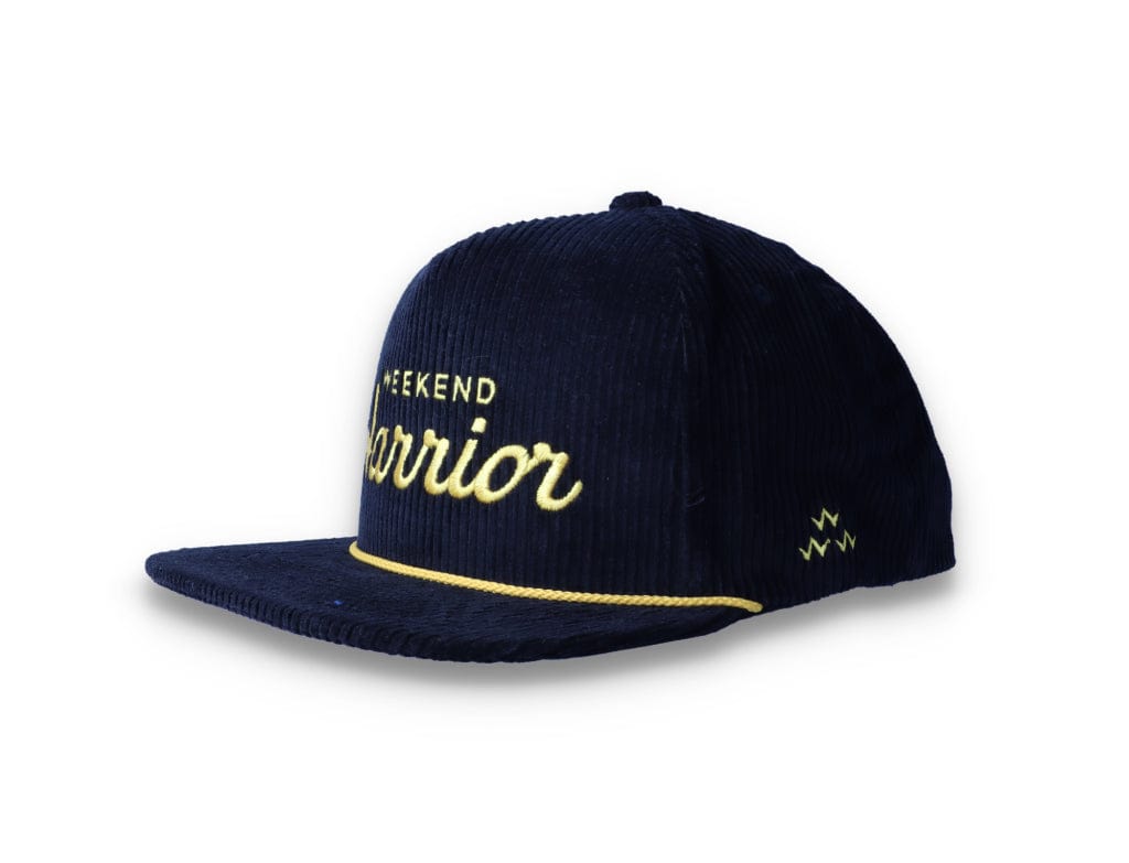 Snapback Cap Black Weekend Warrior Corduroy - LOKK