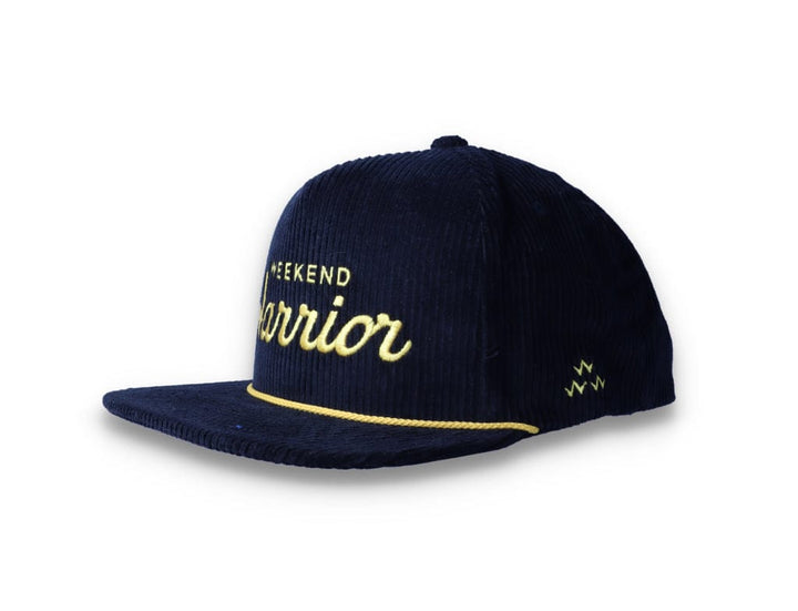 Snapback Cap Black Weekend Warrior Corduroy - LOKK