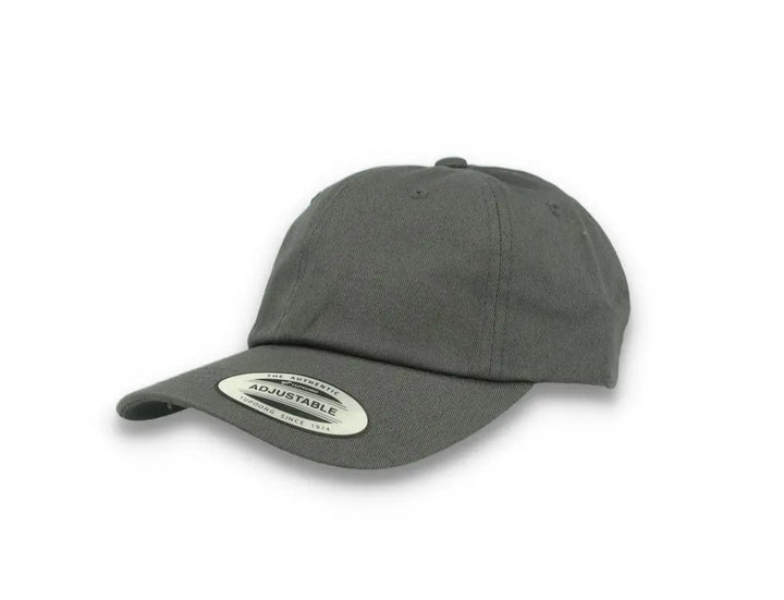 Dark Grey Dad Cap Low Profile Cotton Twill - Yupoong 6245CM - LOKK