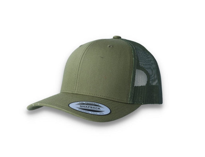 Green Trucker Cap Retro - Yupoong 6606 - LOKK