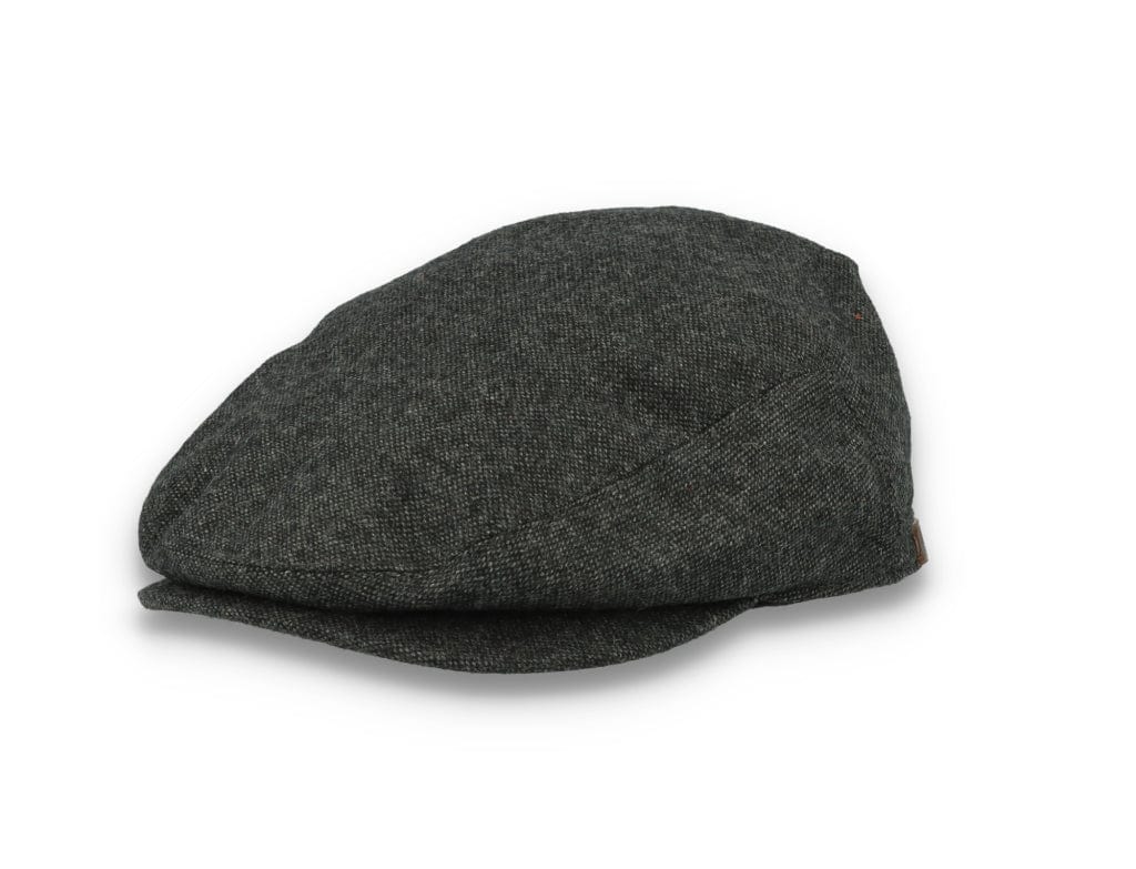 Barbour Barlow Flat Cap Dark Grey - LOKK