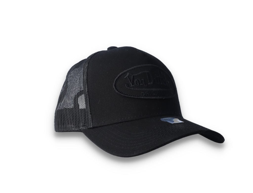 Von Dutch Trucker Cap Boston Black/Black - LOKK