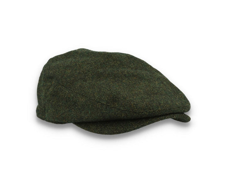 Barbour Barlow Flat Cap Olive - LOKK