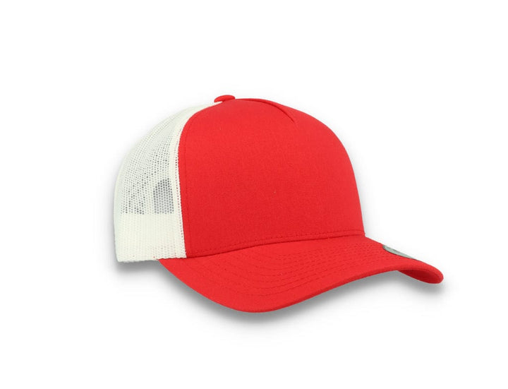 Trucker Cap Red/White 5-Panel Retro Trucker 2-Tone 6506T - LOKK