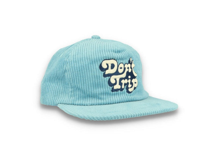 Free & Easy Don't Trip Fat Corduroy Snapback Cap Blue - LOKK