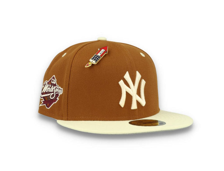 59FIFTY MLB World Series Trail Mix New York Yankees Rust/White - LOKK
