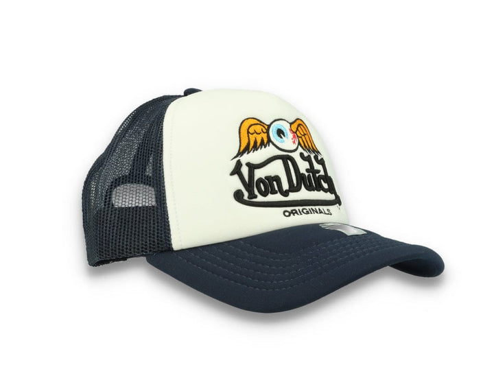 Von Dutch Trucker Cap Baker White/Navy - LOKK