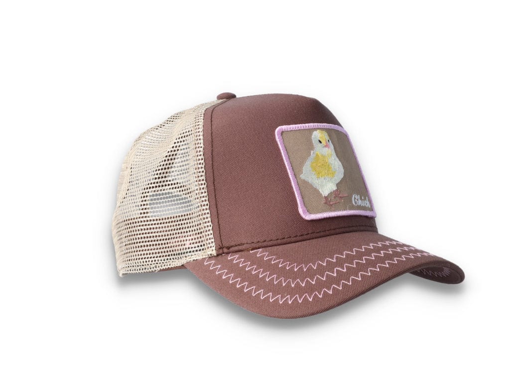 Goorin Trucker Cap Chicky Boom Brown