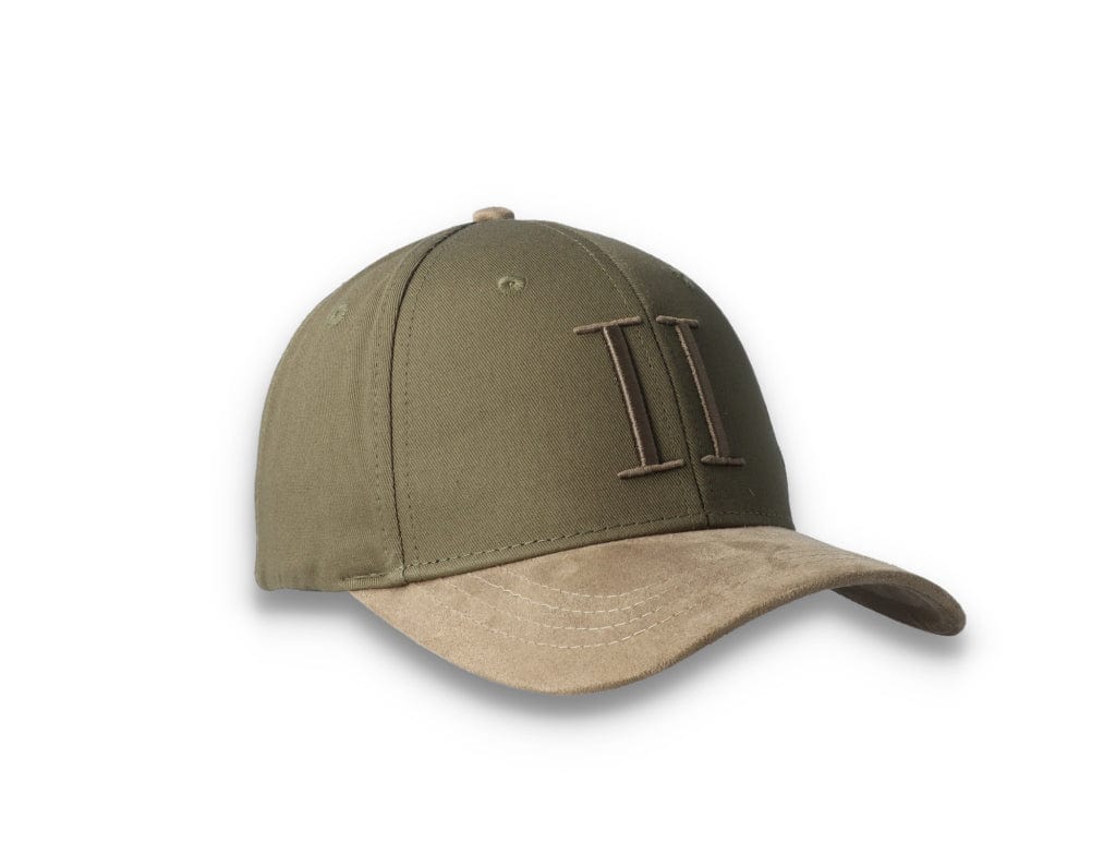 Baseball Cap Suede II Olive Night/Turtle Green - LOKK