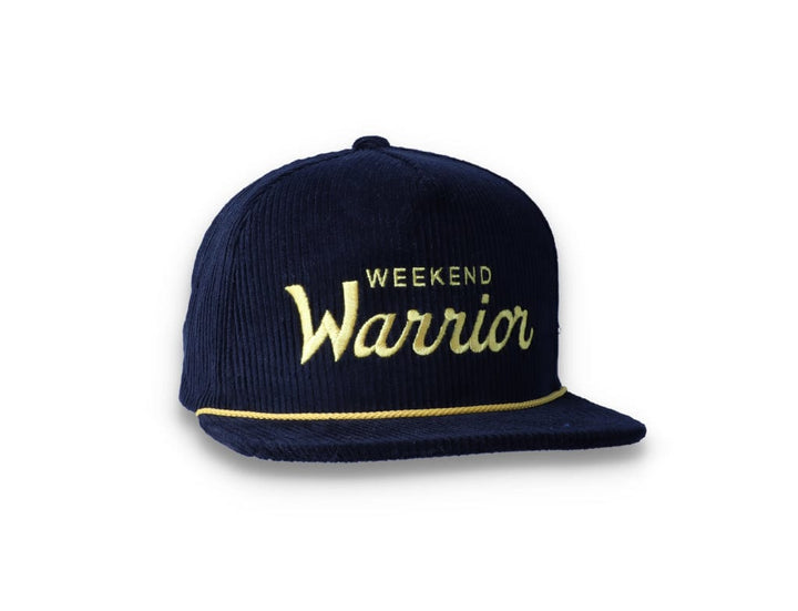 Snapback Cap Black Weekend Warrior Corduroy - LOKK
