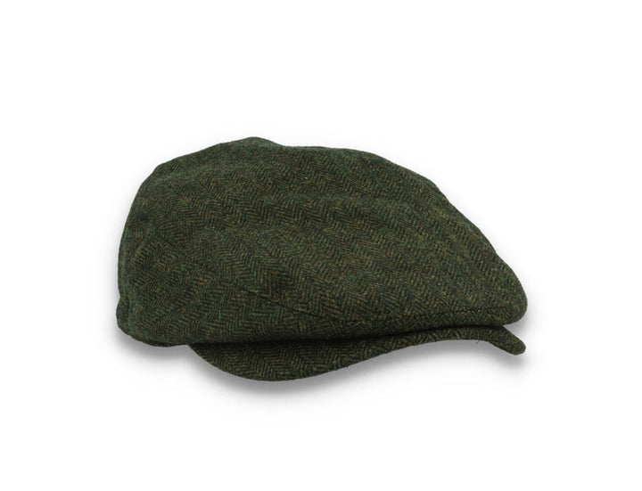 Barbour Barlow Flat Cap Olive - LOKK
