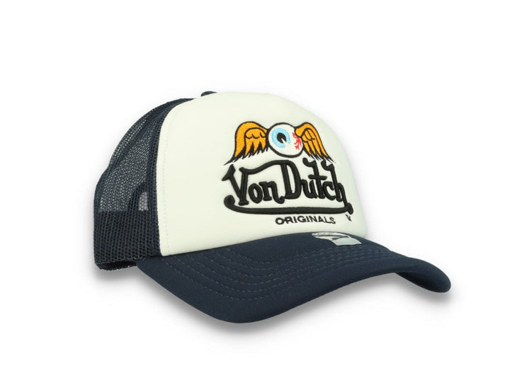 Von Dutch Trucker Cap Baker White/Navy - LOKK