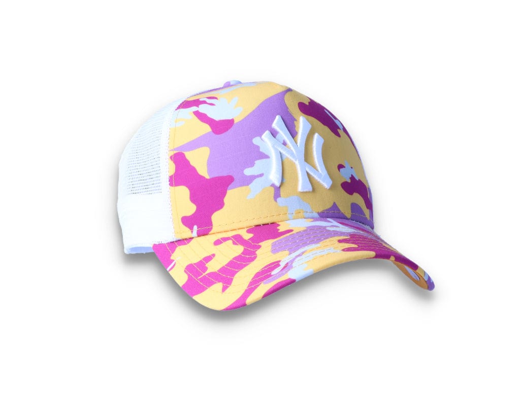 Trucker Cap Camo Pack NY Yankees Pink/Purple/Orange - LOKK